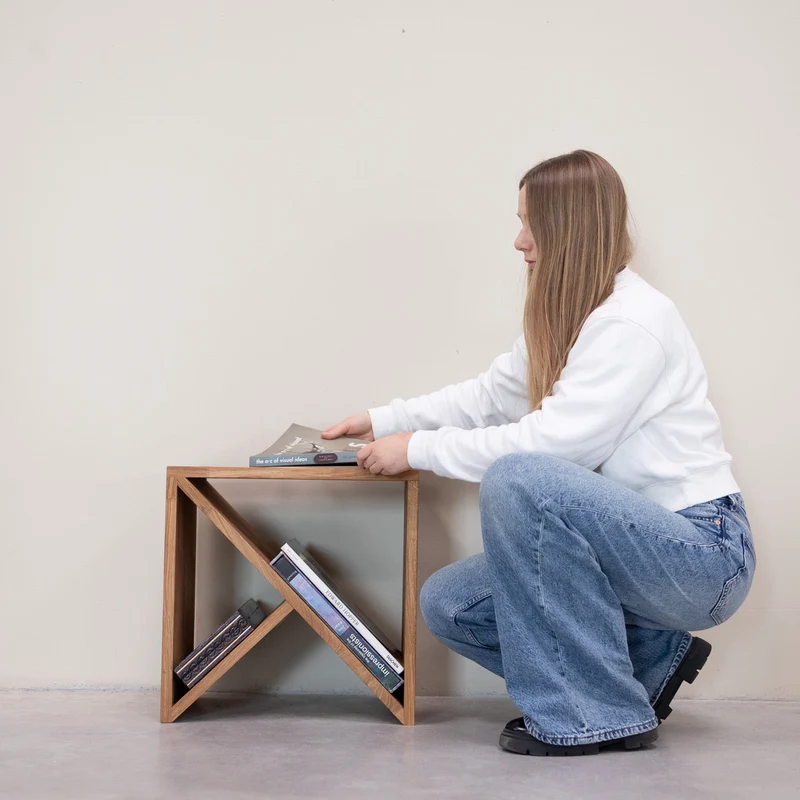 Table de chevet en bois massif de chêne Danemark – NordicStory