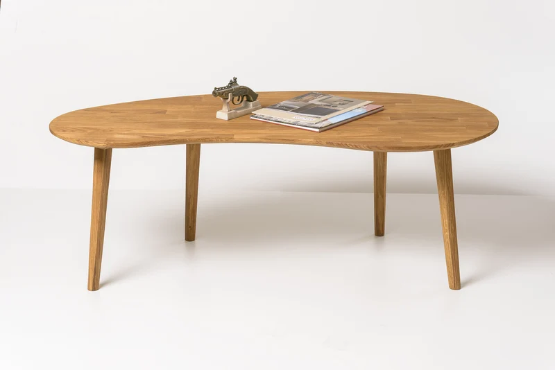 Table basse gigogne en bois massif de chêne Escandi - NordicStory