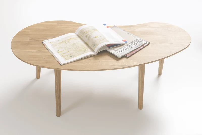 Table basse gigogne en bois massif de chêne Escandi - NordicStory