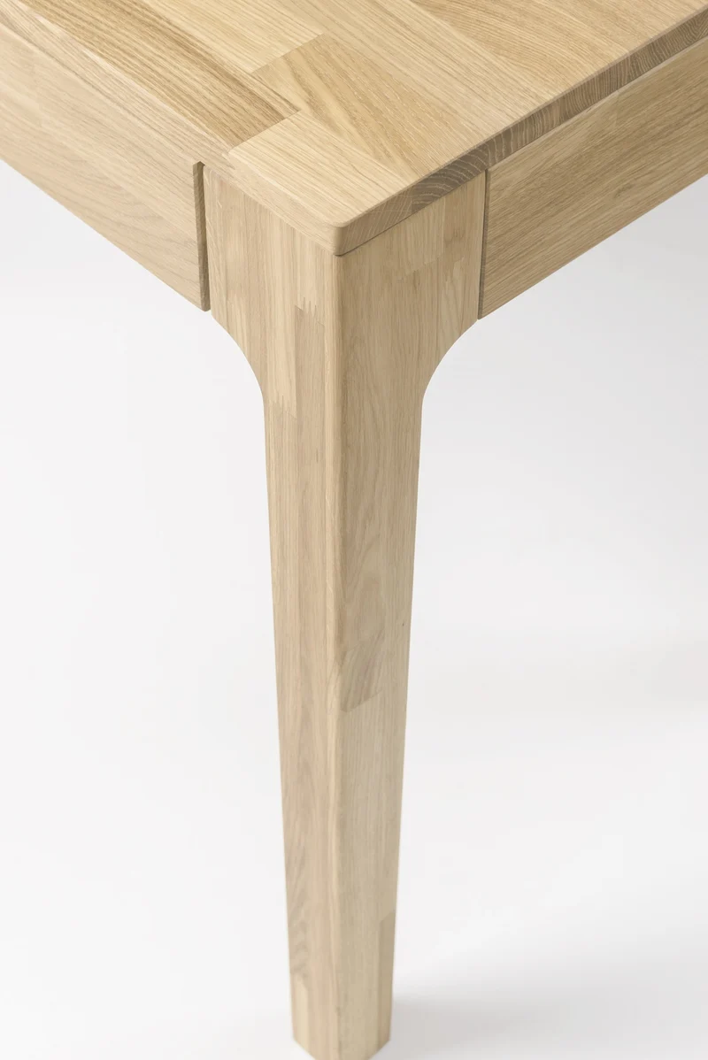 Bureau console en bois massif de chêne Axel I - NordicStory