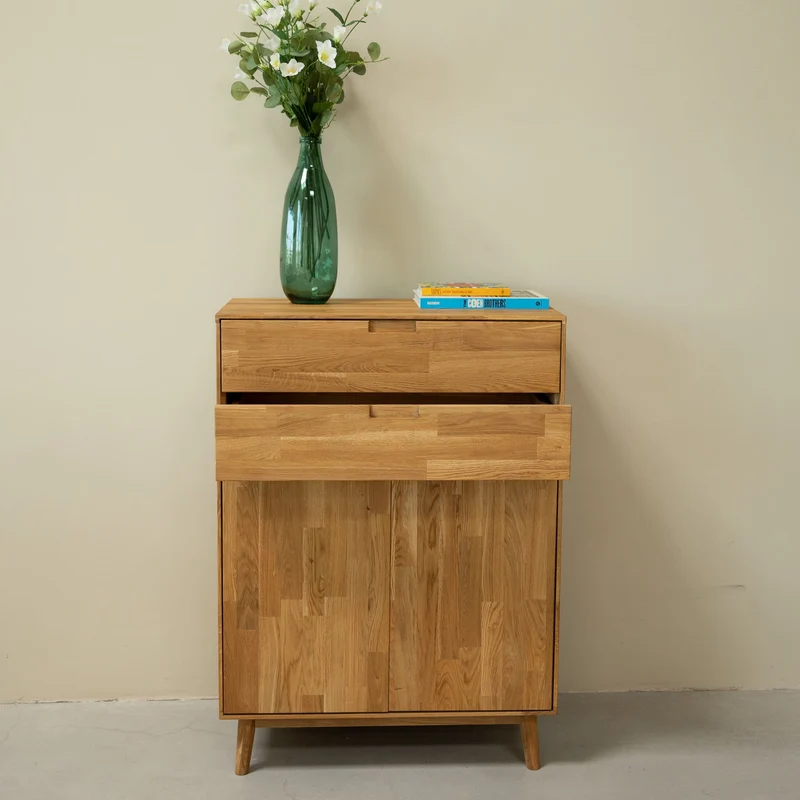 Buffet commode en bois massif de chêne Escandi 2 - NordicStory