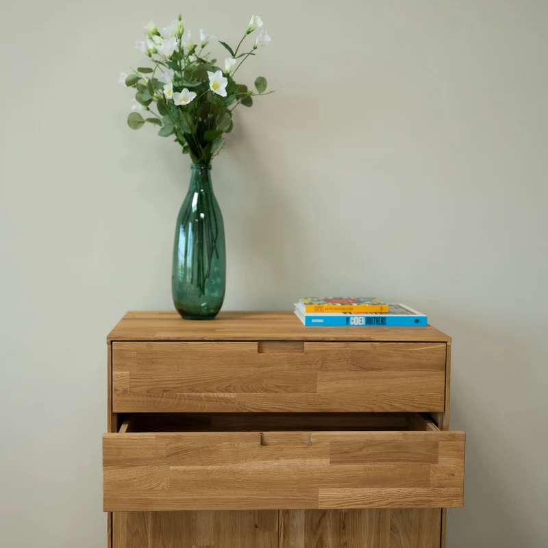 Buffet commode en bois massif de chêne Escandi 2 - NordicStory
