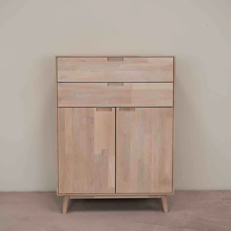 Buffet commode en bois massif de chêne Escandi 2 - NordicStory