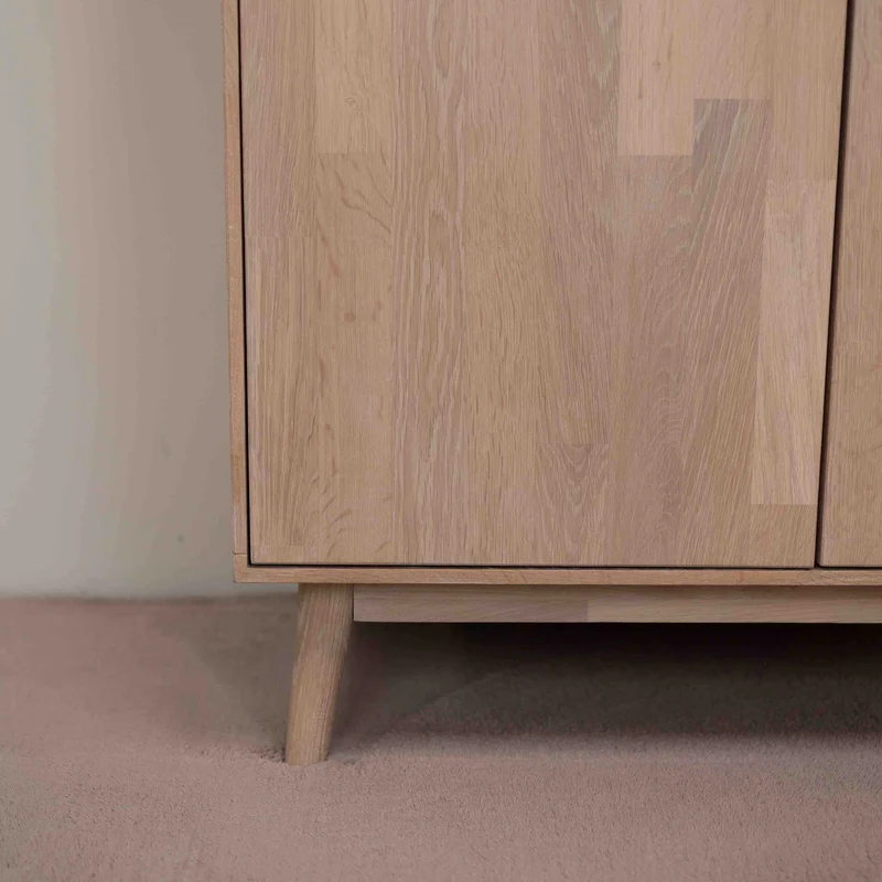 Buffet commode en bois massif de chêne Escandi 2 - NordicStory