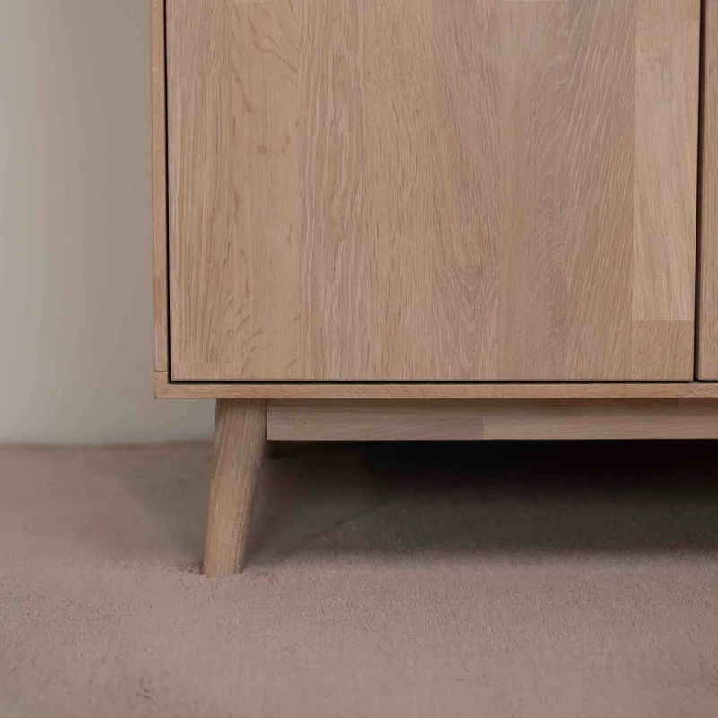 Buffet commode en bois massif de chêne Escandi 2 - NordicStory