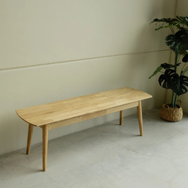 Banc en bois massif de chêne Escandi – NordicStory
