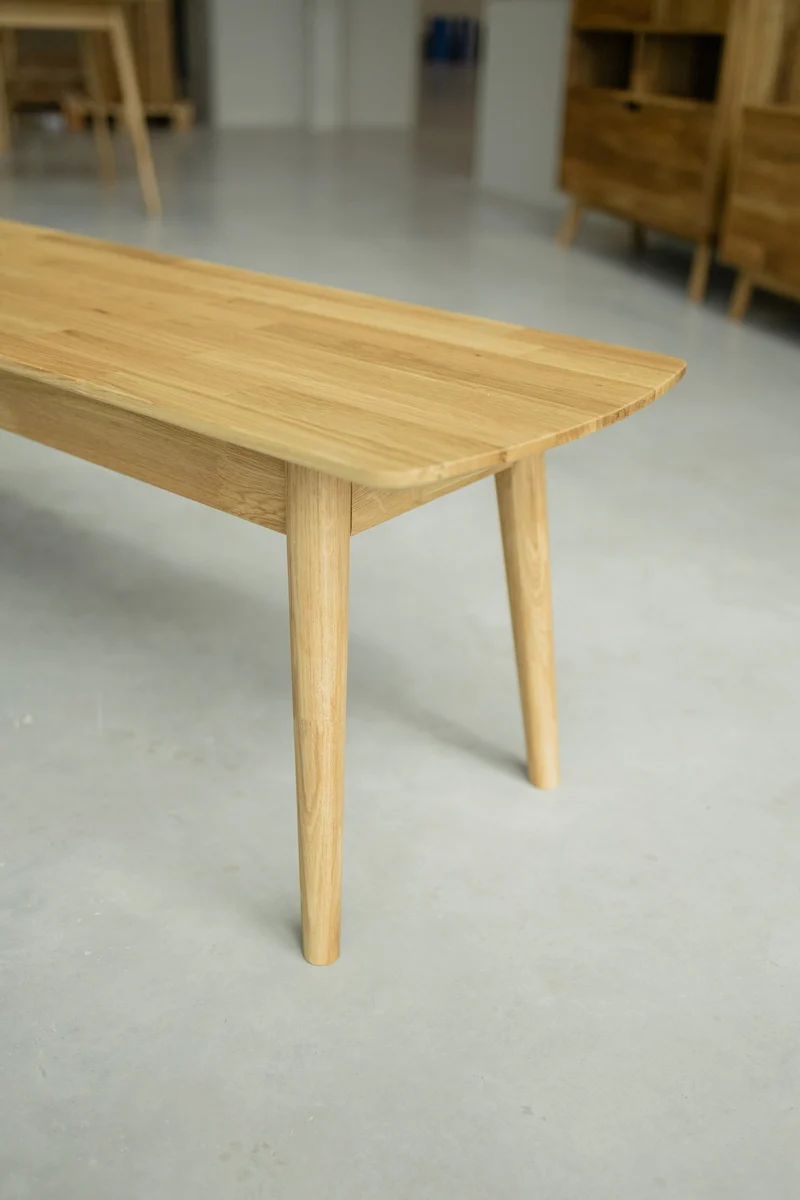 Banc en bois massif de chêne Escandi – NordicStory