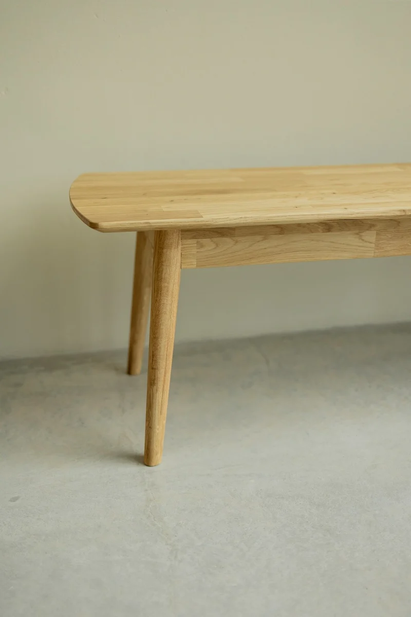 Banc en bois massif de chêne Escandi – NordicStory