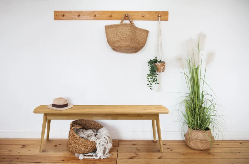 Banc en bois massif de chêne Escandi – NordicStory