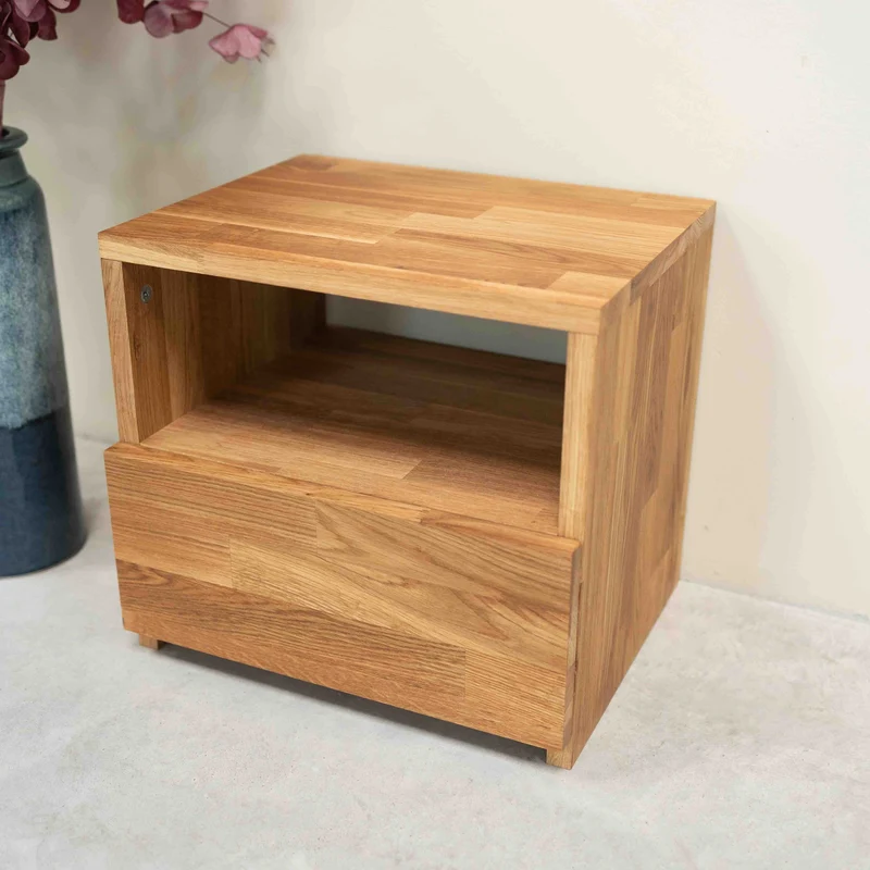 Table de chevet en bois massif de chêne Danemark 1 - NordicStory