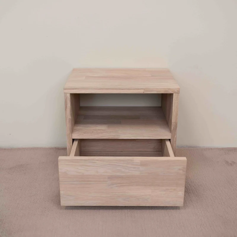 Table de chevet en bois massif de chêne Danemark 1 - NordicStory