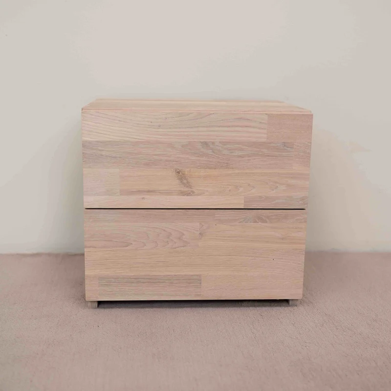 Table de chevet en bois massif de chêne Danemark 2 – NordicStory