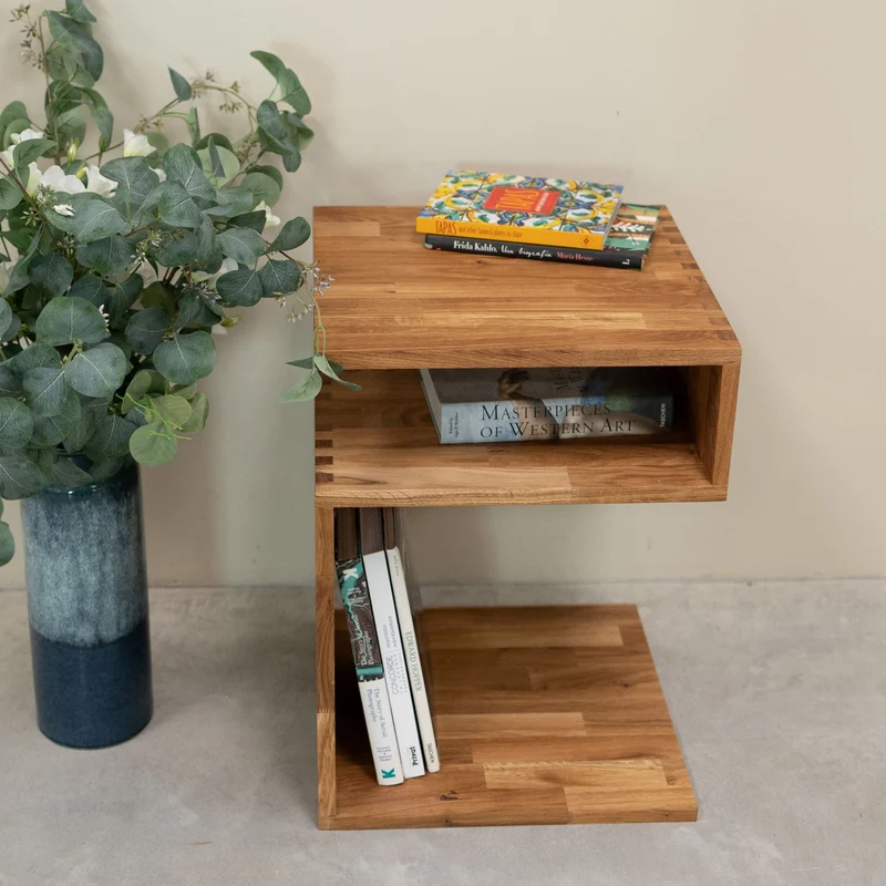 Table d’appoint en bois massif de chêne Sofi – NordicStory