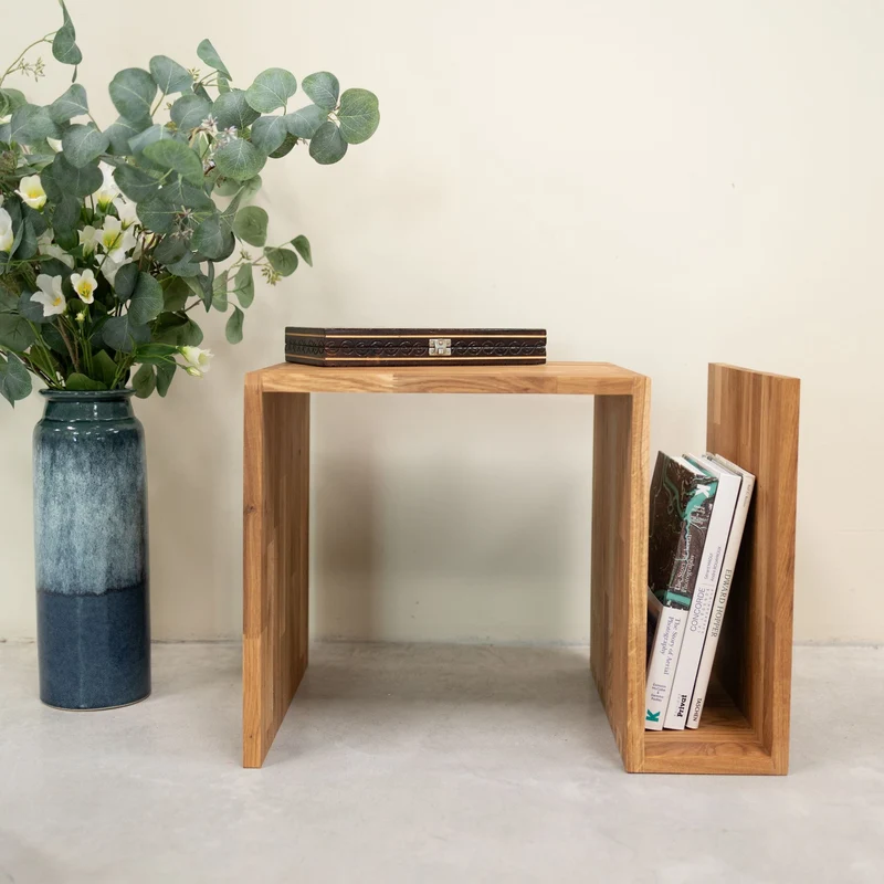 Table d’appoint en bois massif de chêne Sofi – NordicStory