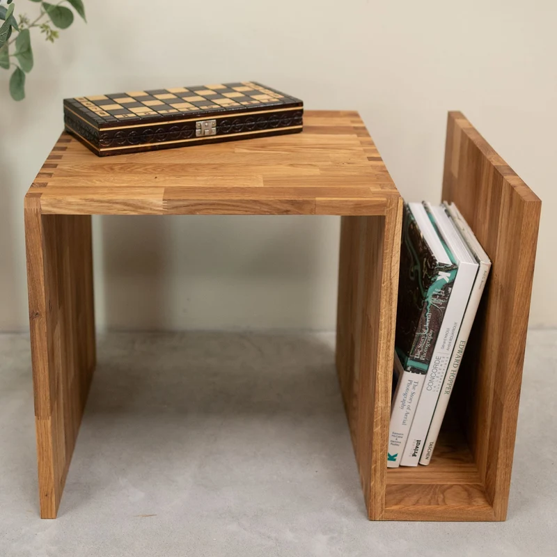 Table d’appoint en bois massif de chêne Sofi – NordicStory