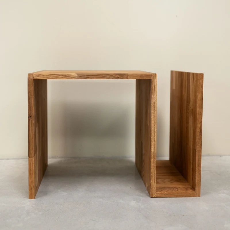 Table d’appoint en bois massif de chêne Sofi – NordicStory