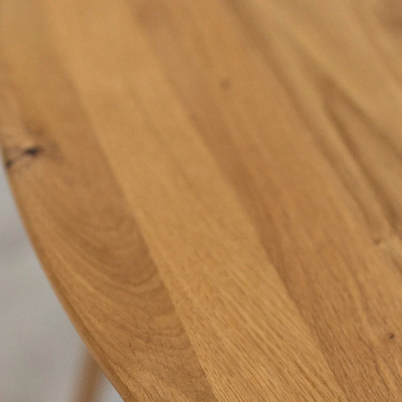 Table à manger ronde extensible en chêne massif MOBY - NordicStory