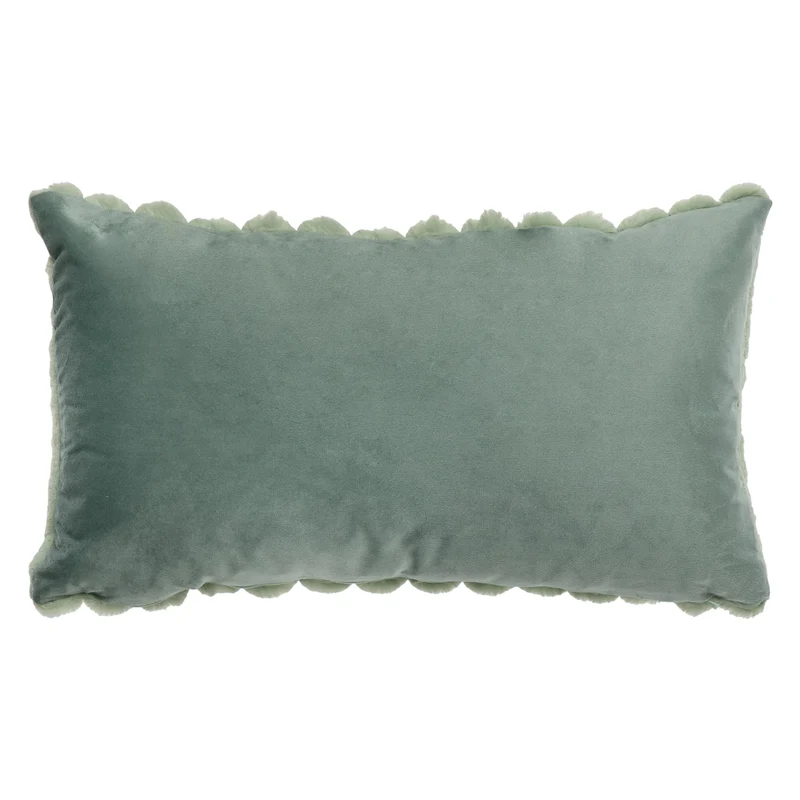 Coussin 12 x 20 po en fausse fourrure - Raya