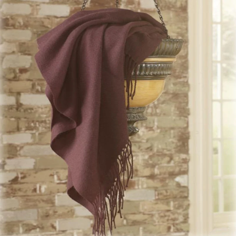 Jeté 50 x 60 po en tissu doux - Ashton