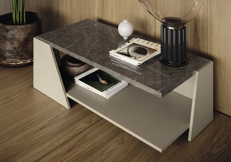 Ensemble meuble TV beige OUNS