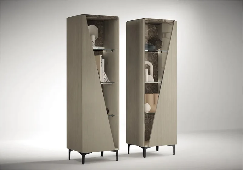 Ensemble meuble TV beige OUNS
