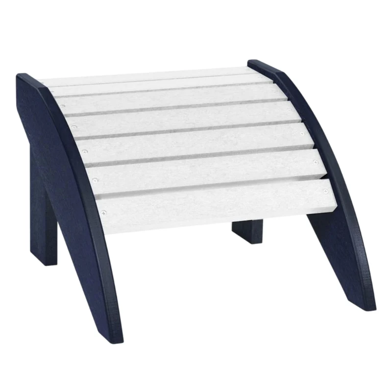 Repose-pieds extérieur en plastique recyclé - Classique F01
