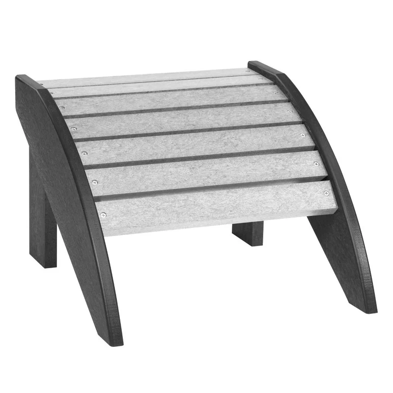 Repose-pieds extérieur en plastique recyclé - Classique F01