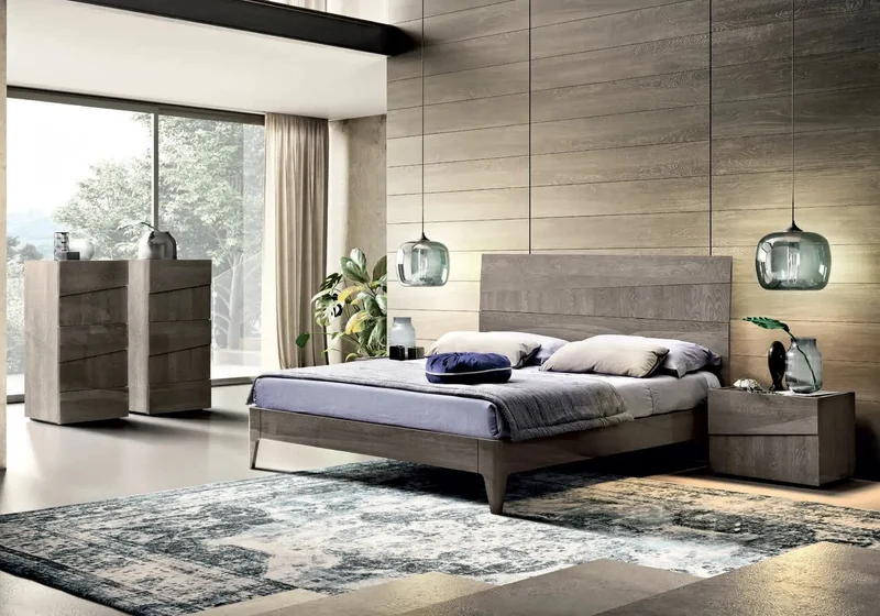 Chambre complète modern bouleau FLORE