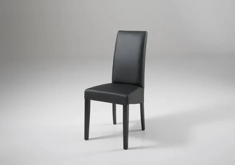 Salle à manger laqué noir led ROMA