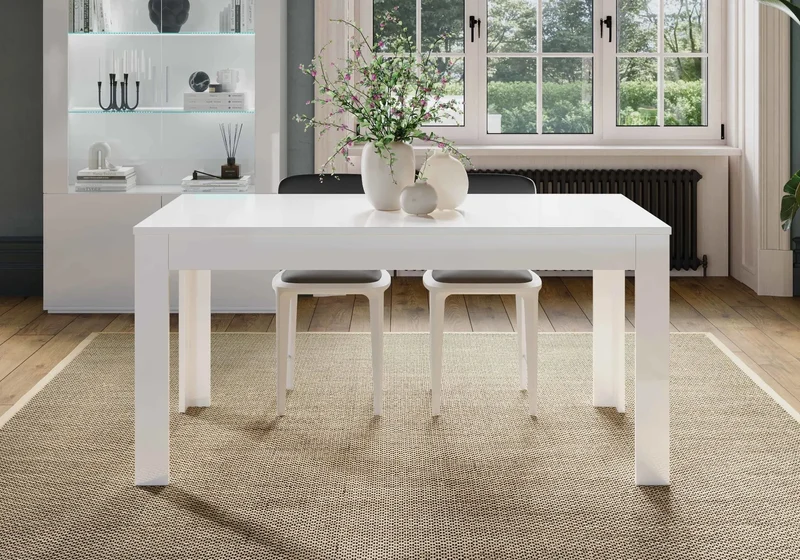 Salle à manger laqué blanc VENERE