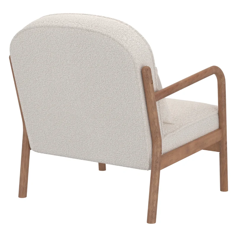 Chaise d'appoint aspect cuir ou en tissu - Fani