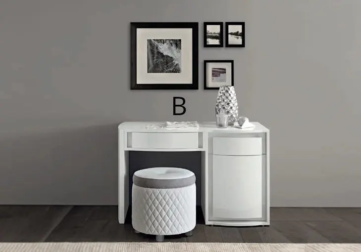 Chambre complète laqué blanc ISAAC