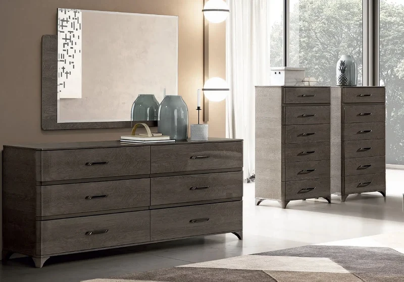 Chambre complète modern bouleau LOLY