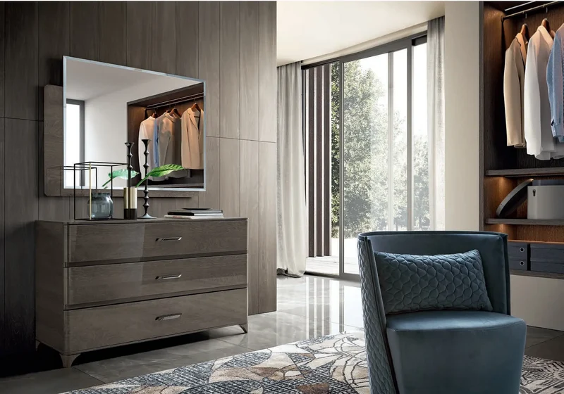 Chambre complète modern bouleau LOLY