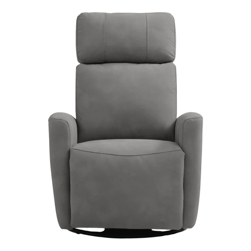 Fauteuil berçant, pivotant et inclinable motorisé en tissu et en cuir - Prague 6017