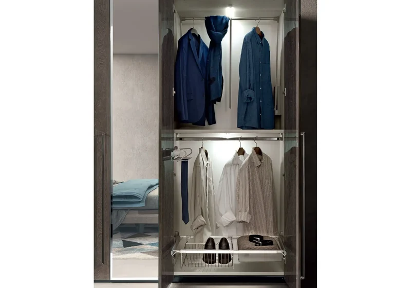 Chambre complète capitonné bouleau argenté PURA