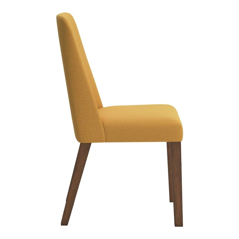 Ensemble de 2 chaises de salle à manger rembourrées en tissu - Lyncott