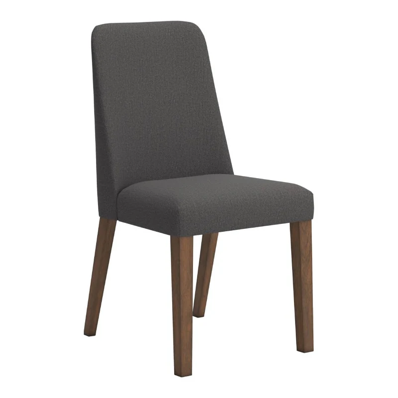Ensemble de 2 chaises de salle à manger rembourrées en tissu - Lyncott