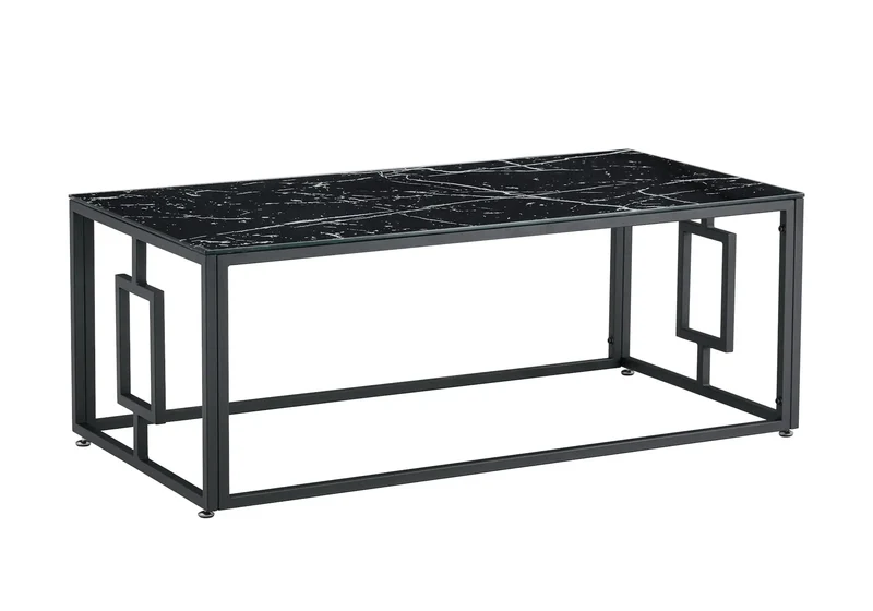 Table basse noire marbre noir - Glory