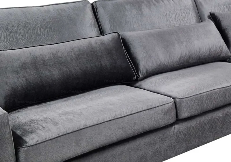 Canapé angle mara anthracite - Lea