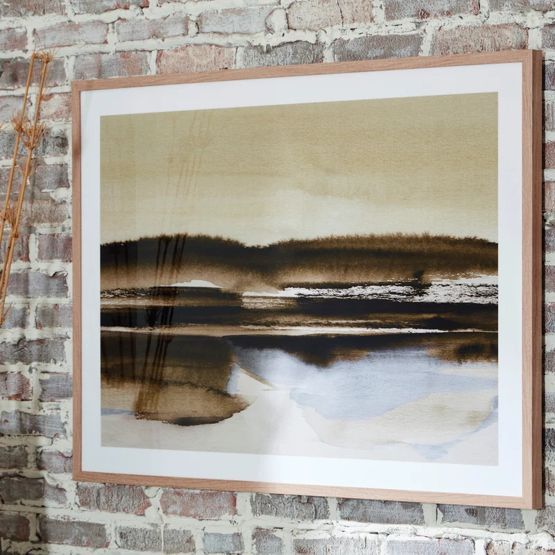 Toile 40 x 30 po avec un cadre en bois - Hurrbrook