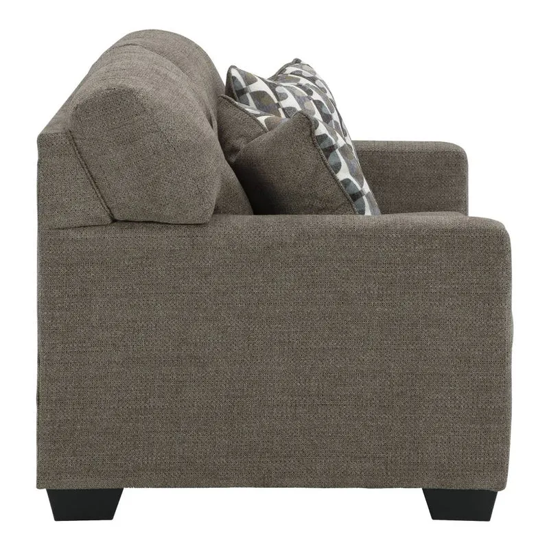 Causeuse en tissu avec coussins - Mahoney