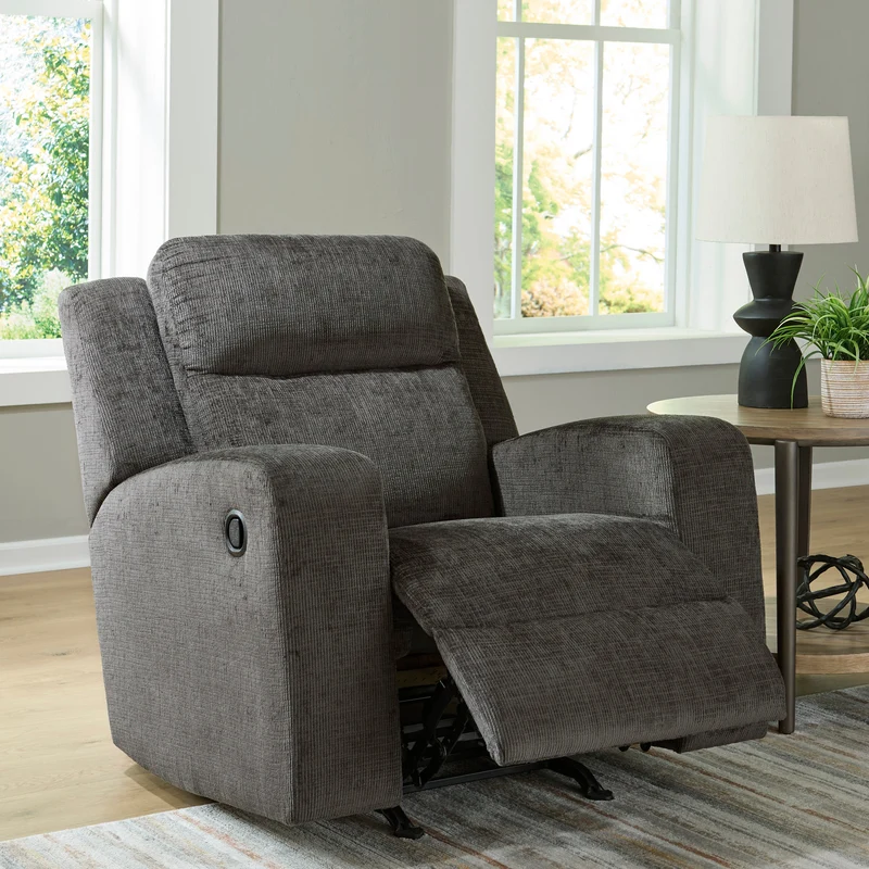 Fauteuil berçant et inclinable en tissu - Kanlow