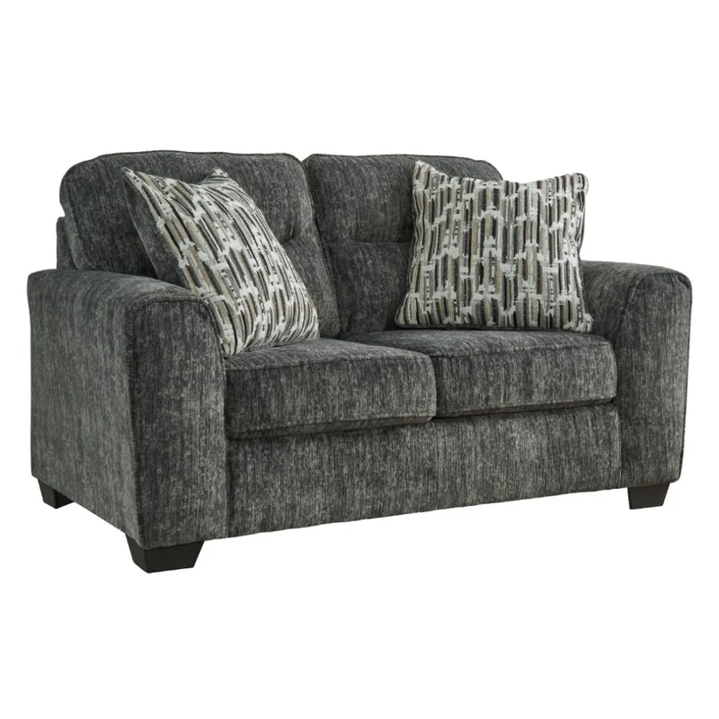 Causeuse en tissu avec coussins - Lonoke