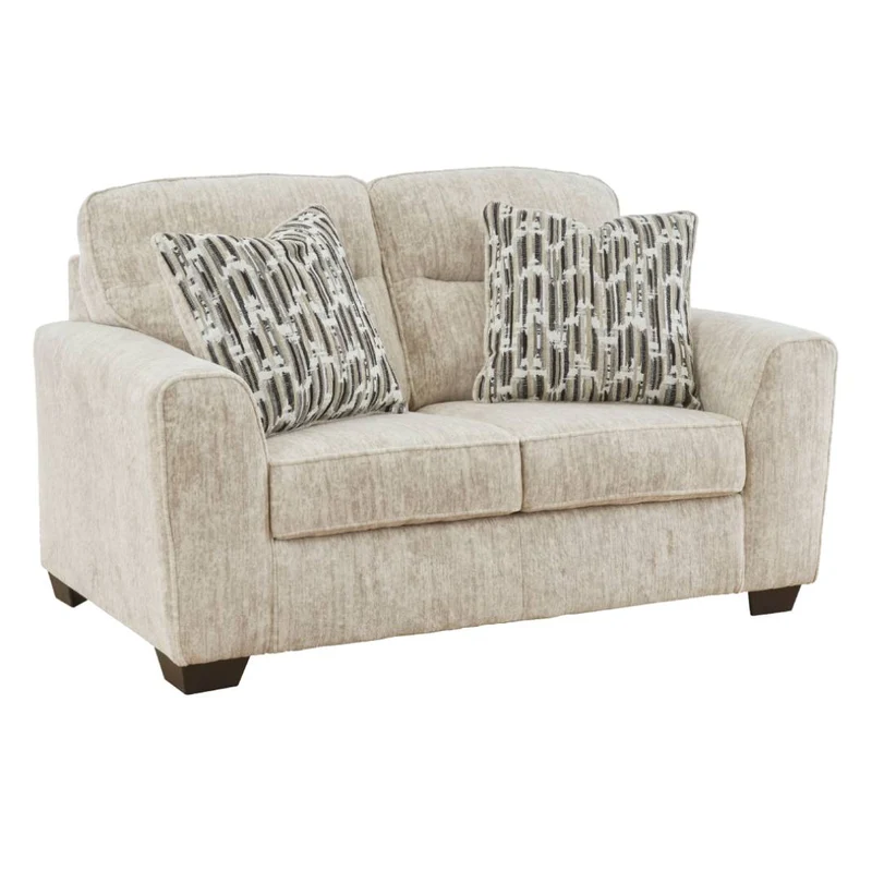 Causeuse en tissu avec coussins - Lonoke