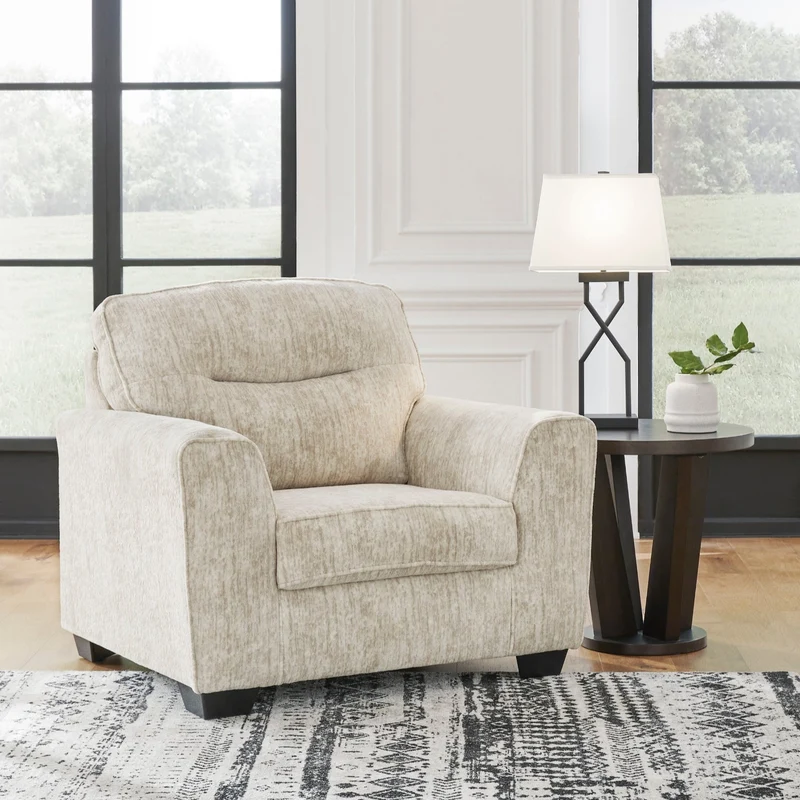 Fauteuil surdimensionné en tissu - Lonoke