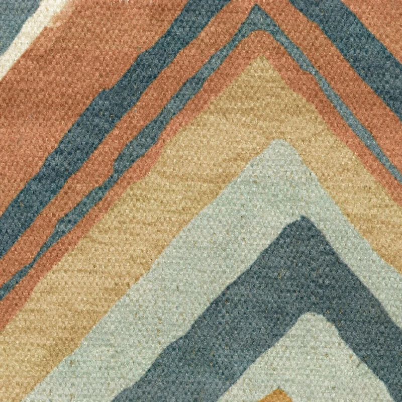 Causeuse en tissu texturé avec coussins - Cashton