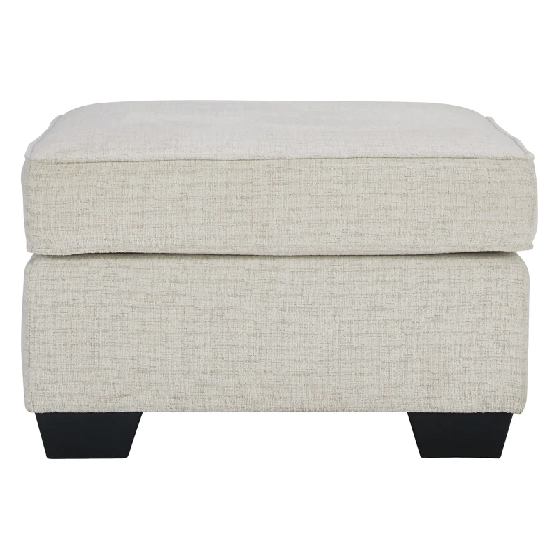 Ottoman en tissu texturé - Cashton