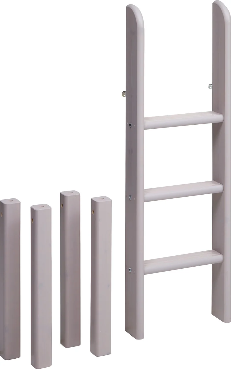 Flexa CLASSIC Leiter gerade Halbhochbett inkl. Pfosten
