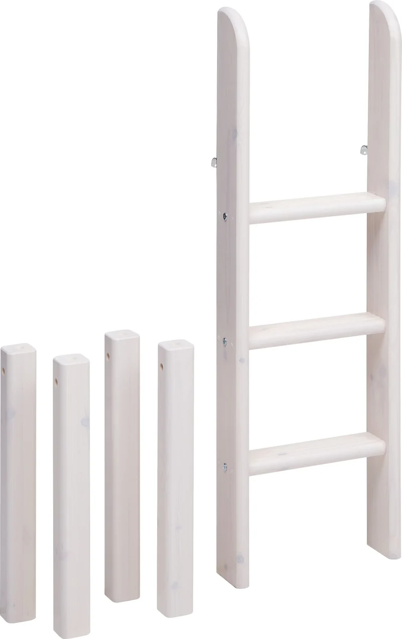 Flexa CLASSIC Leiter gerade Halbhochbett inkl. Pfosten